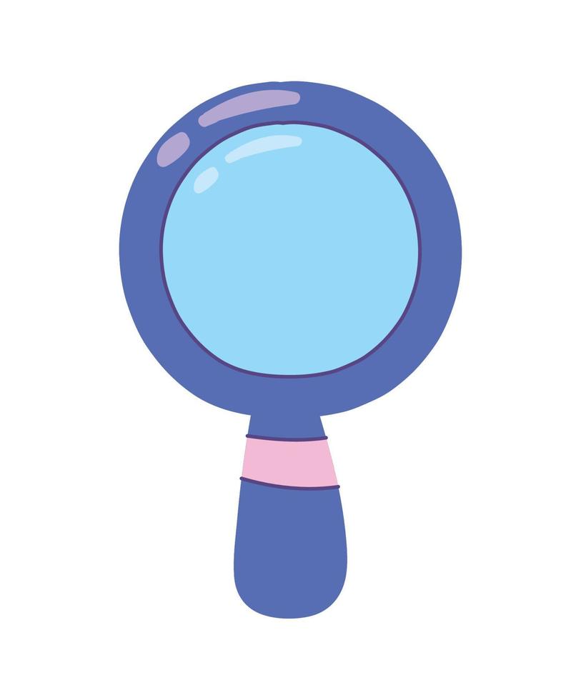 magnifying glass cartoon vector