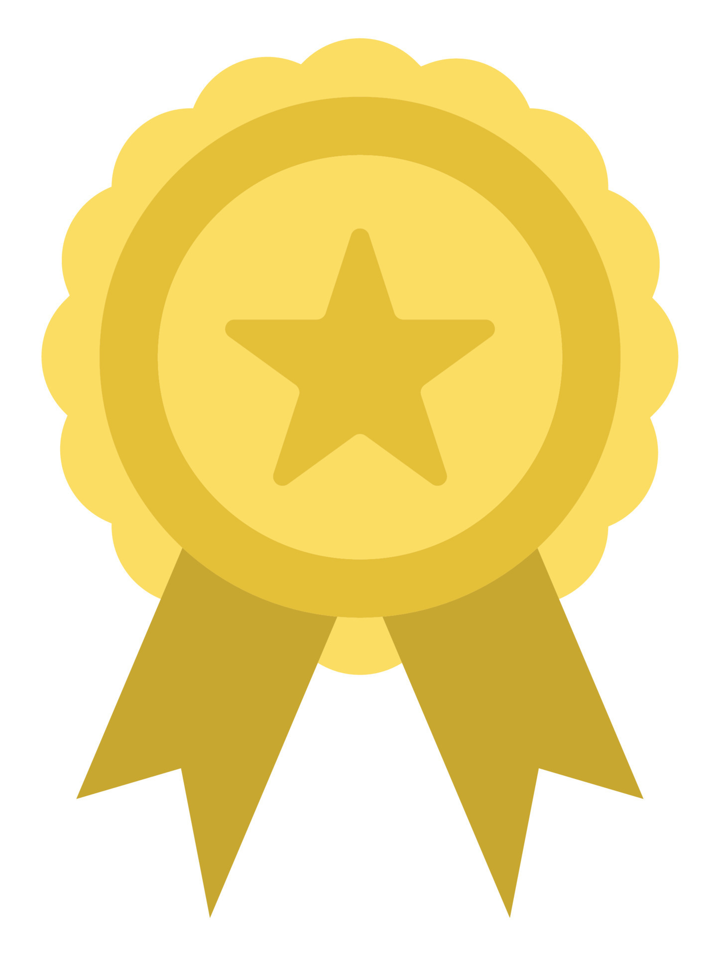 Award, cartoon, gold, ribbon, rosette, sign, winner icon - Download on  Iconfinder