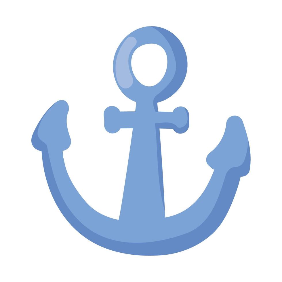 anchor cartoon icon vector