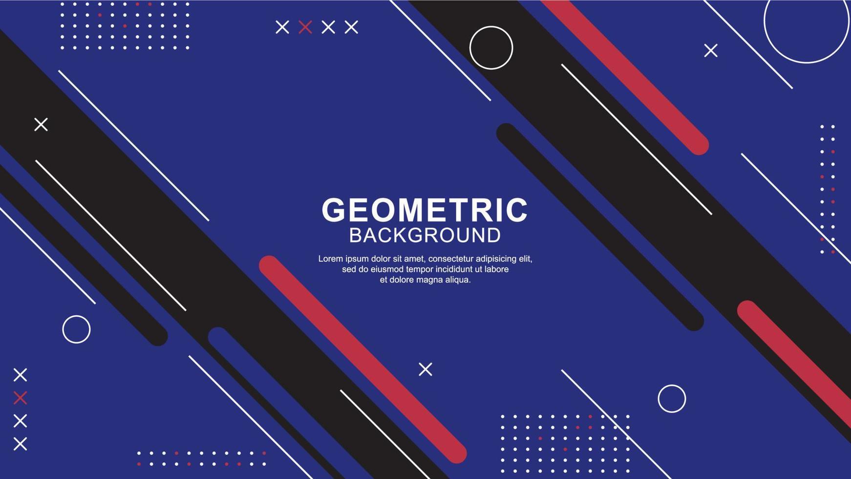Geometric shape background with modern design vector