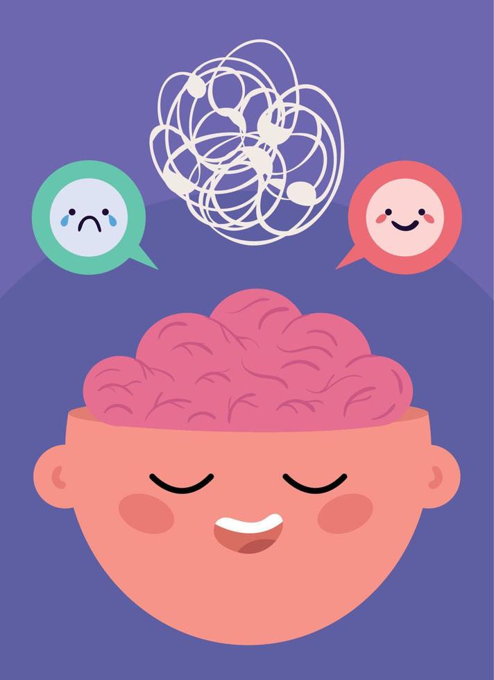 dia de la salud mental vector