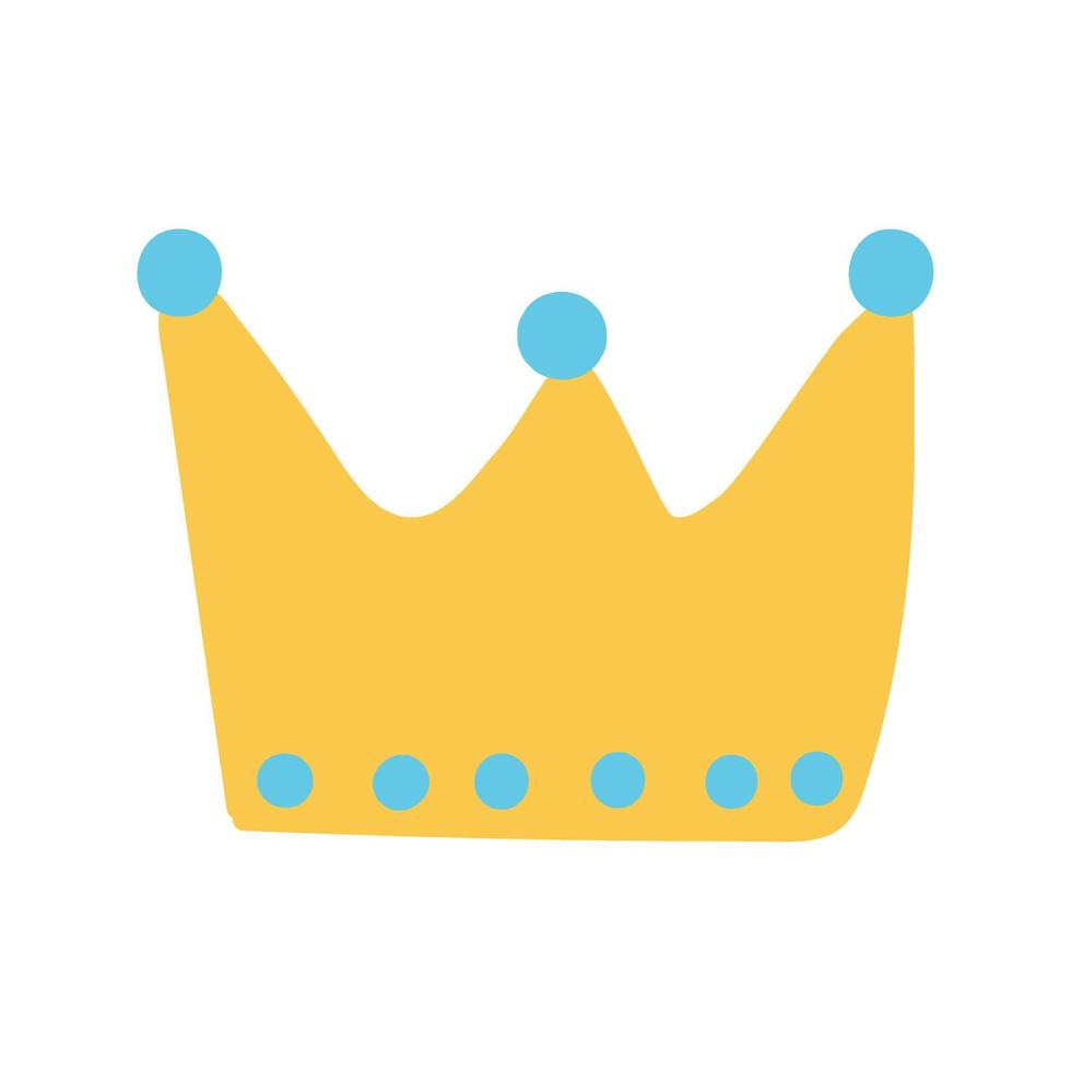 crown accessory icon vector