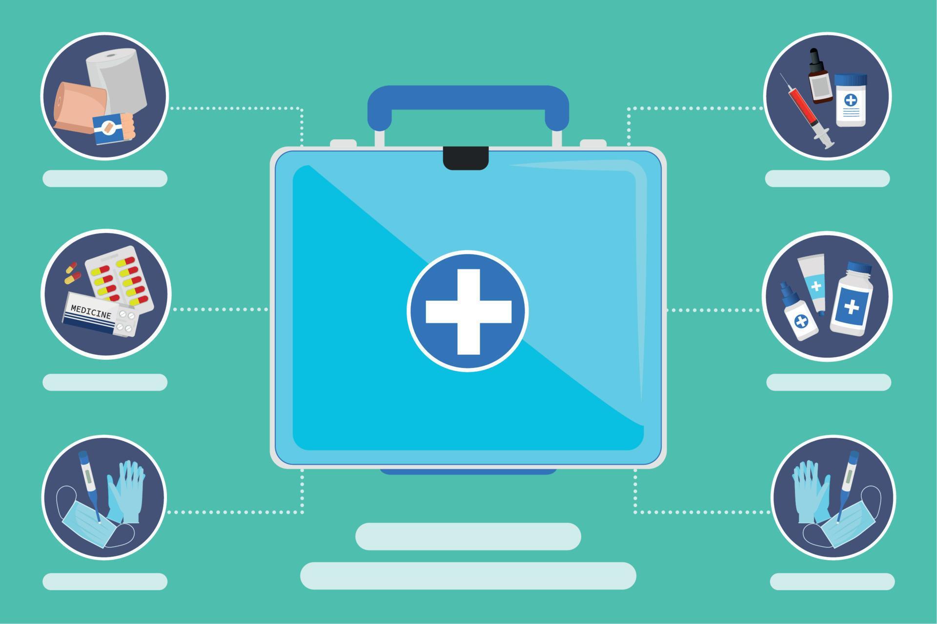 first aid case 11118841 Vector Art at Vecteezy