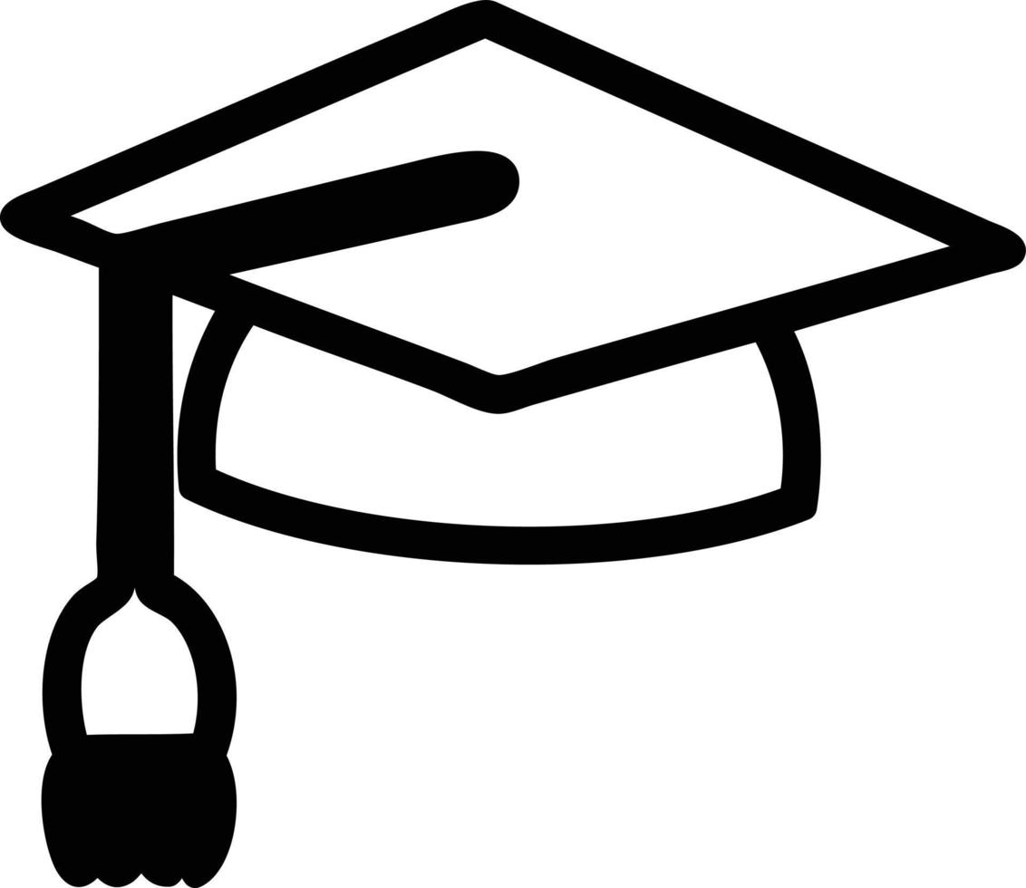 graduation cap icon vector