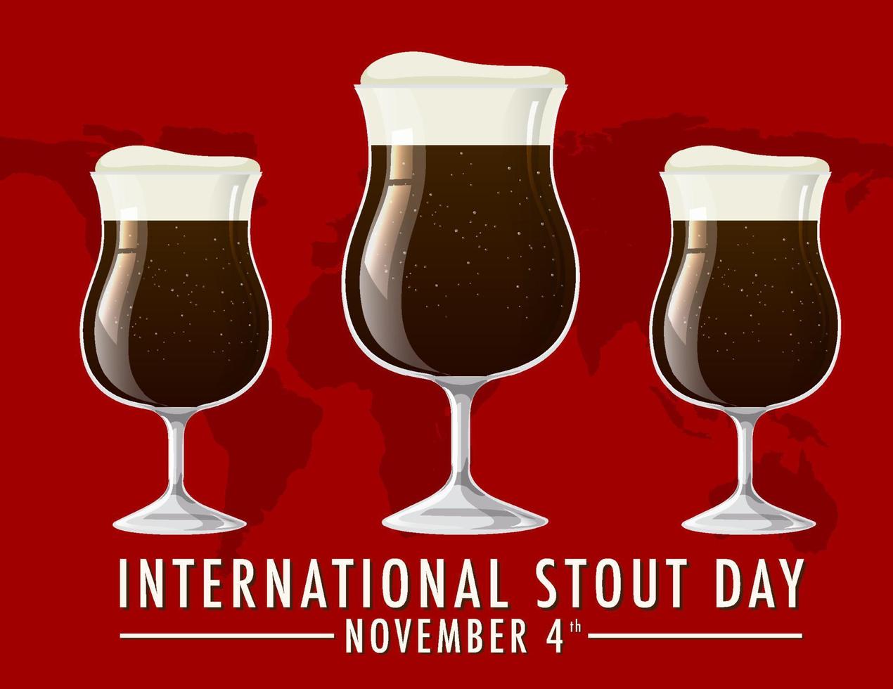International Stout Day Banner Design 11119765 Vector Art at Vecteezy