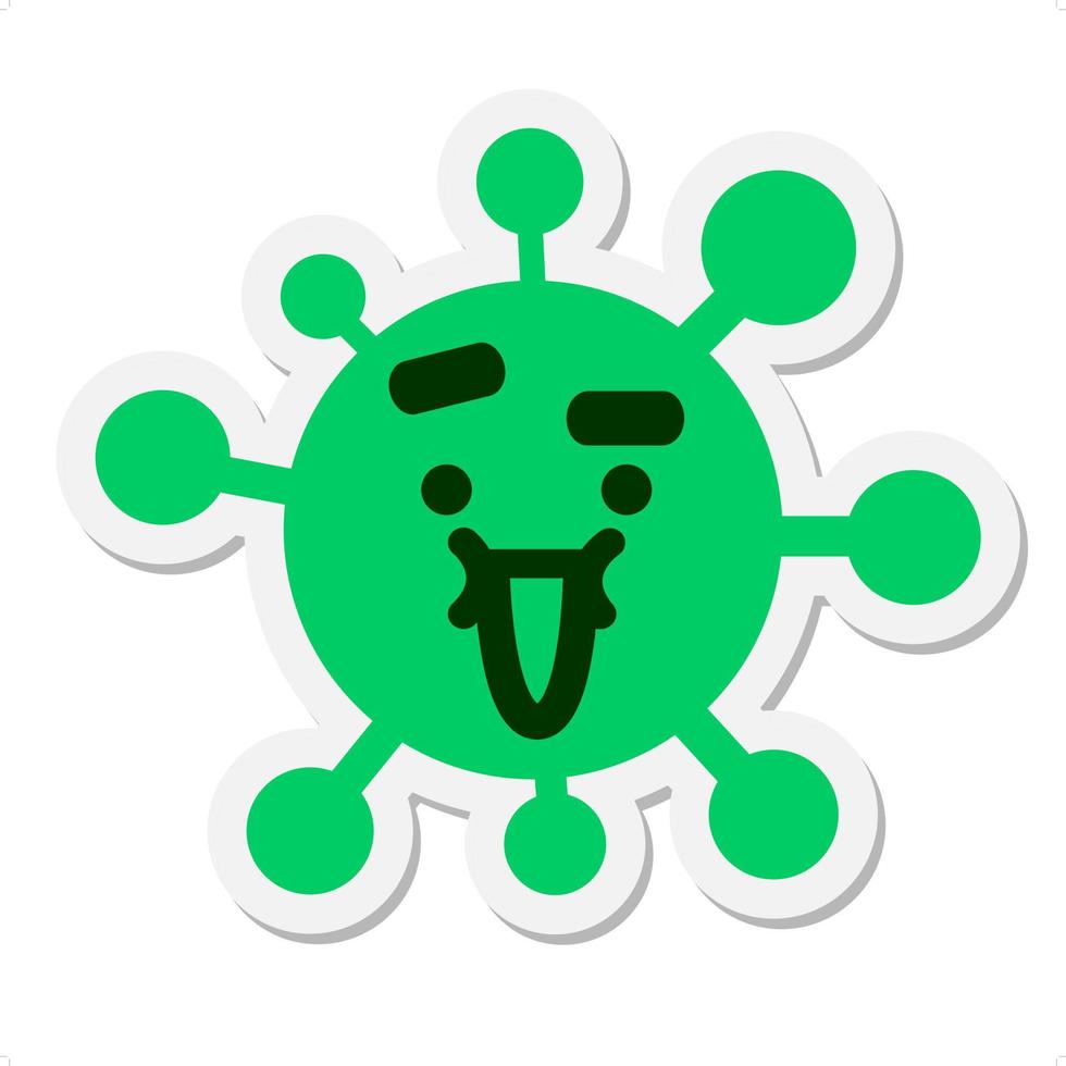 happy face raising eyebrow icon vector