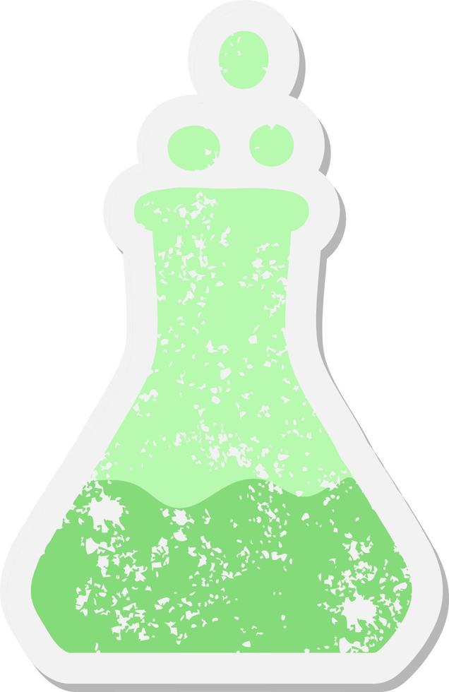 bubbling chemical potion grunge sticker 11120915 Vector Art at Vecteezy