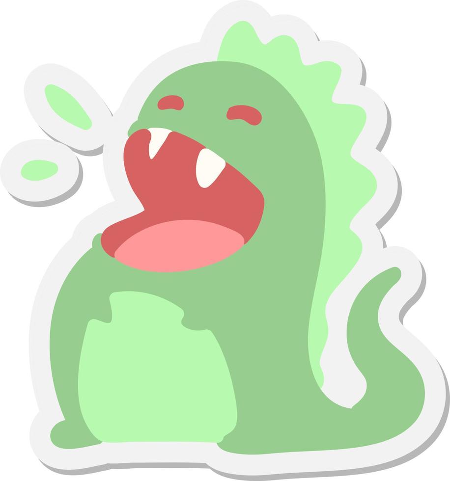 happy dinosaur sticker 11120981 Vector Art at Vecteezy