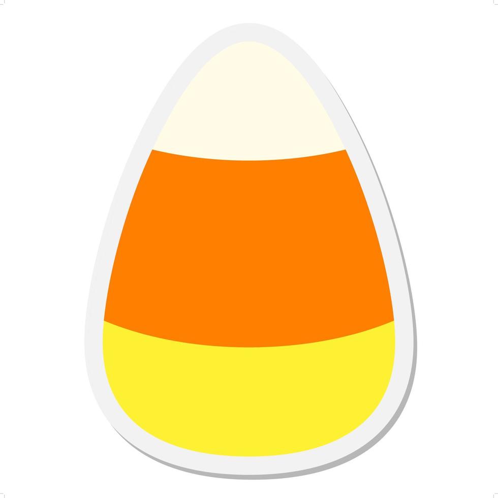 candy corn sticker 11121097 Vector Art at Vecteezy