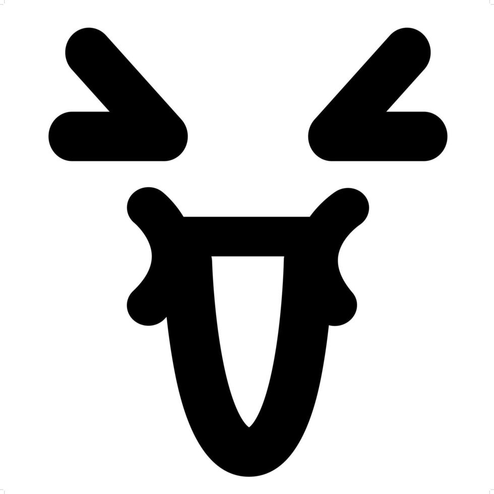 laughing face icon vector