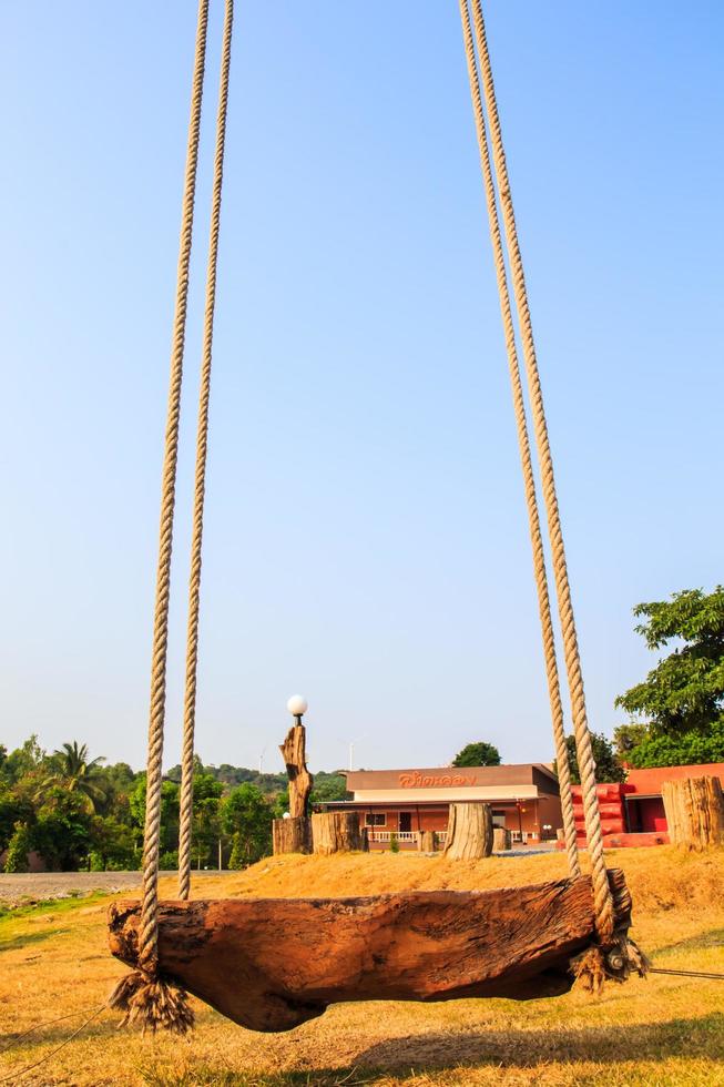 giant swing on wooden photo