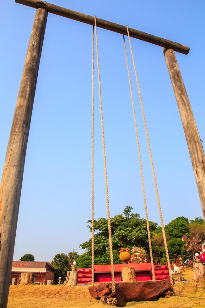 giant swing on wooden photo