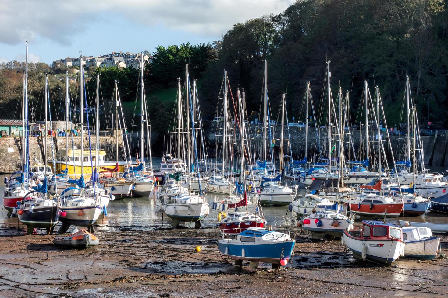 Ilfracombe, Devon, UK. View of Ilfracombe harbour photo