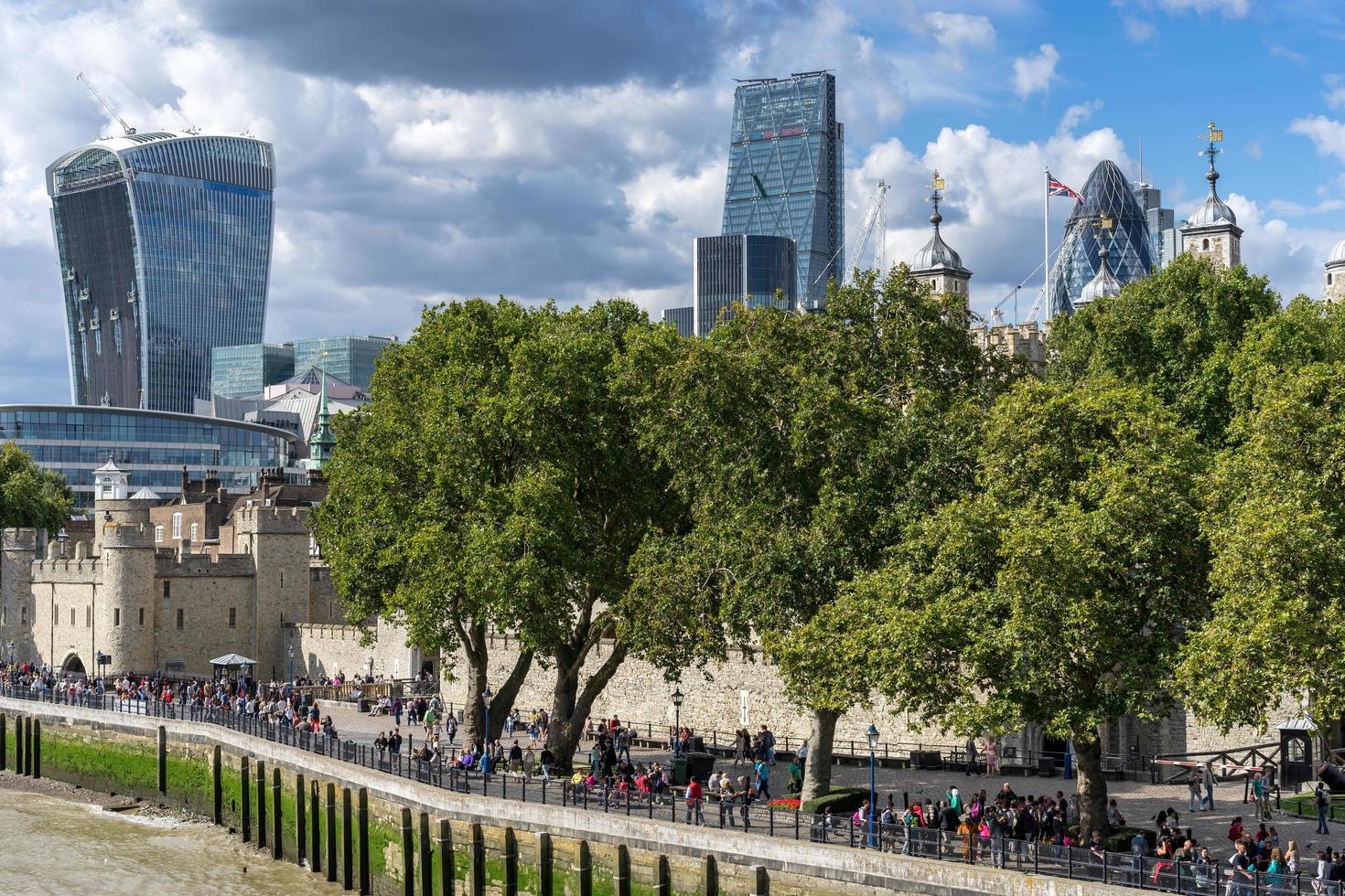 London, UK. View of modern architecture in the City of London photo