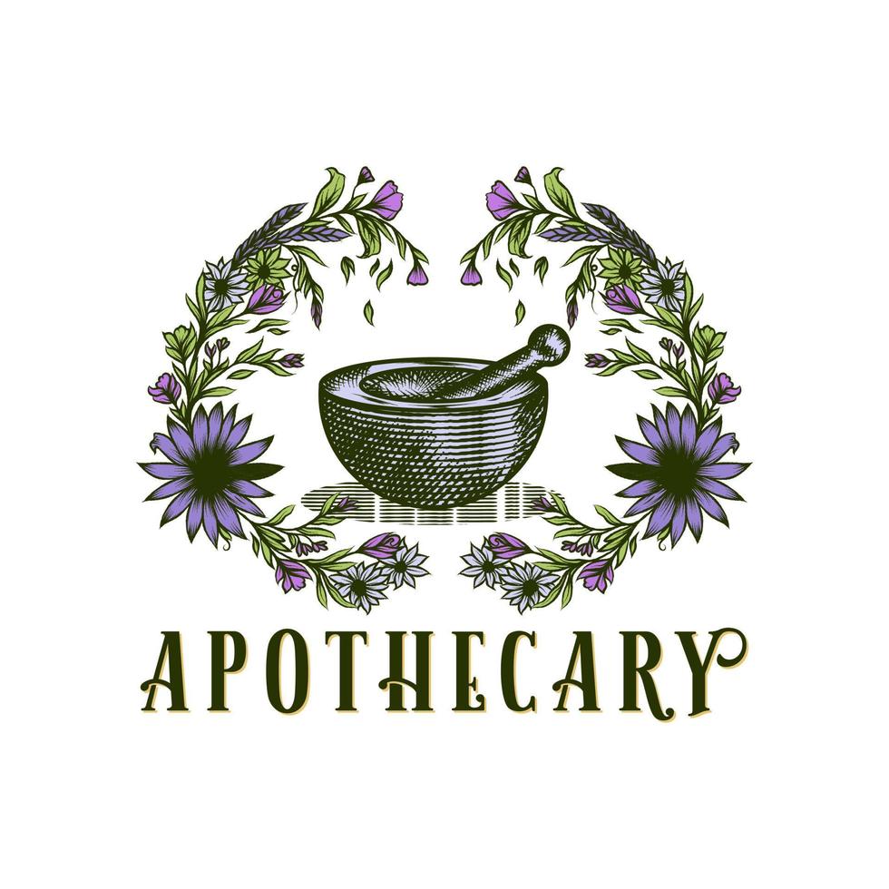 apothecary for icon, logo and sticker vector