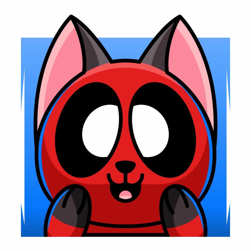 CUTE CAT NINJA vector