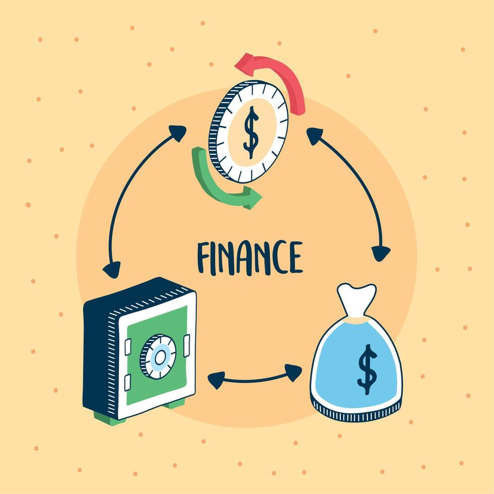 finance business infographic vector
