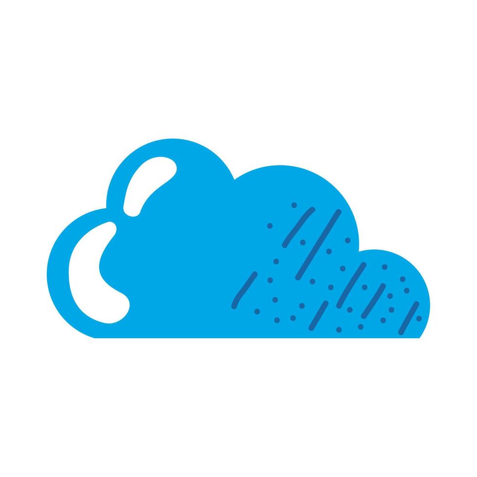 blue cloud sky vector