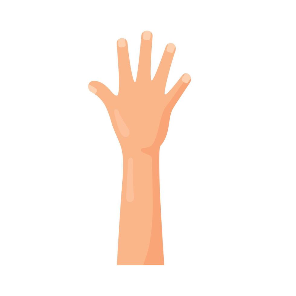hand human up vector