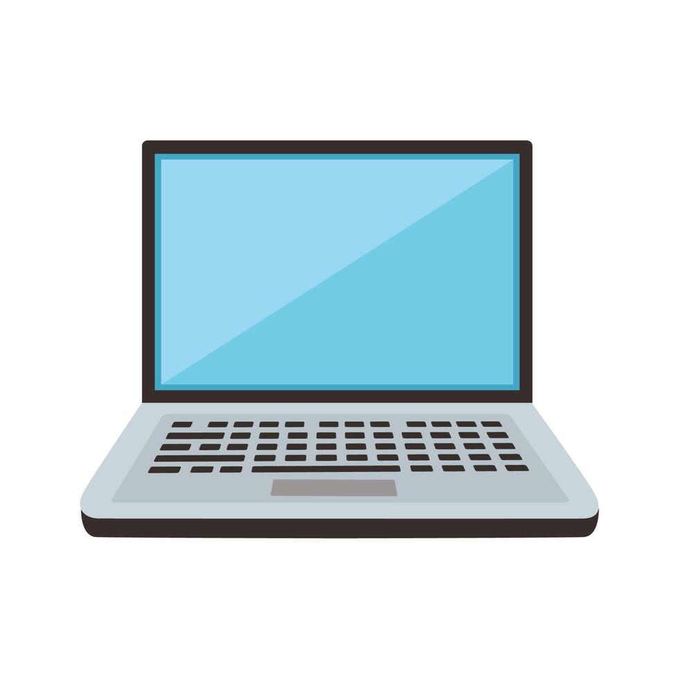 laptop computer portable vector