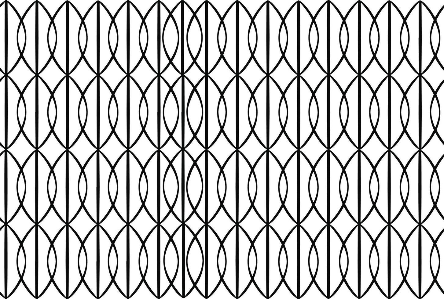 Black and white rhythmic seamless pattern ornament textile vector