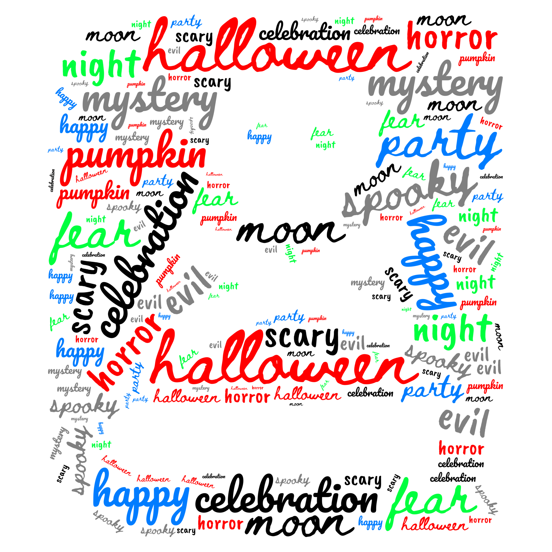 Halloween Word Art 11124677 PNG halloween-word-art-11124677-png