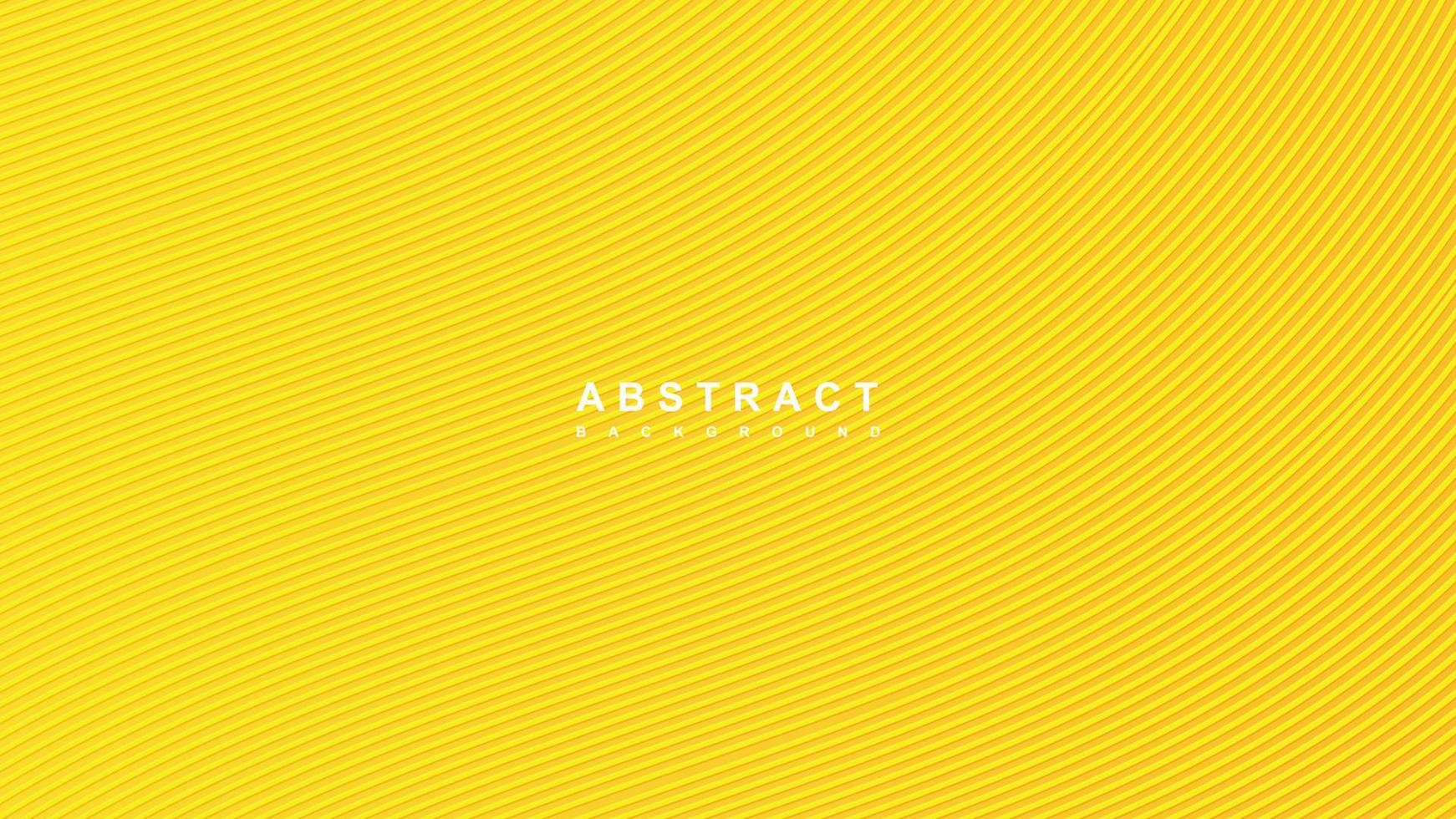 Yellow 3D modern wave curve luxury paper cut background vector illustration