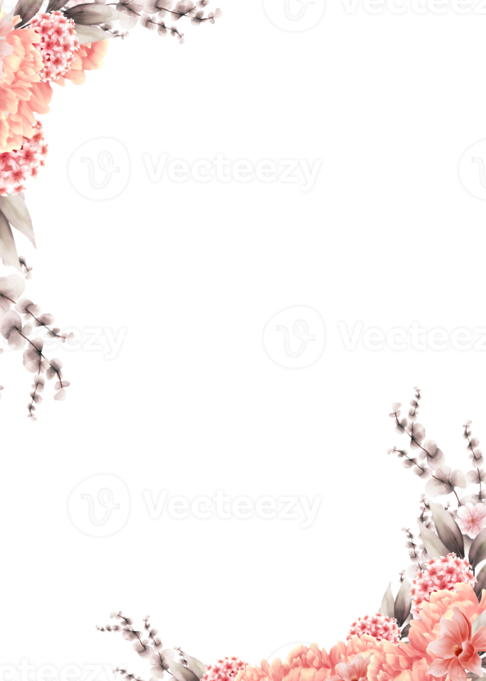 vattenfärg körsbär blomma png