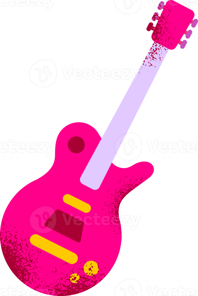 guitar, kid illustration png