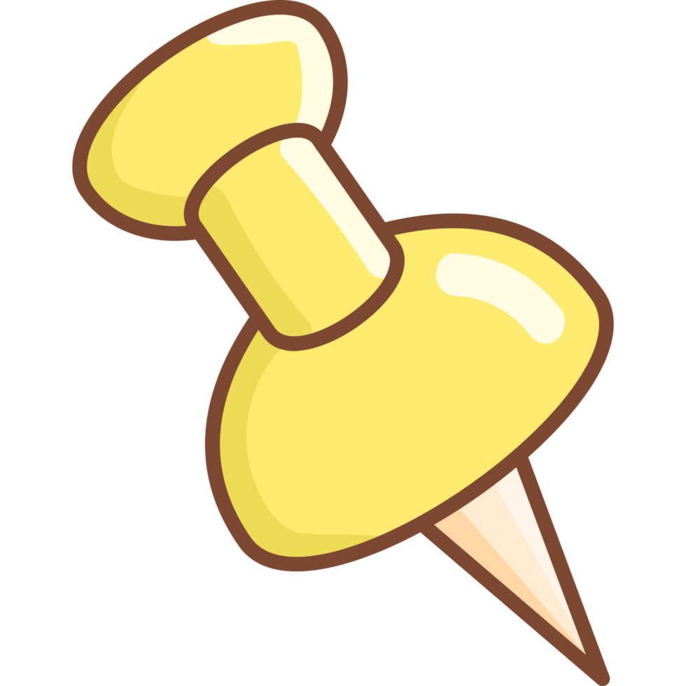 Push Pin Gold PNG Images & PSDs for Download