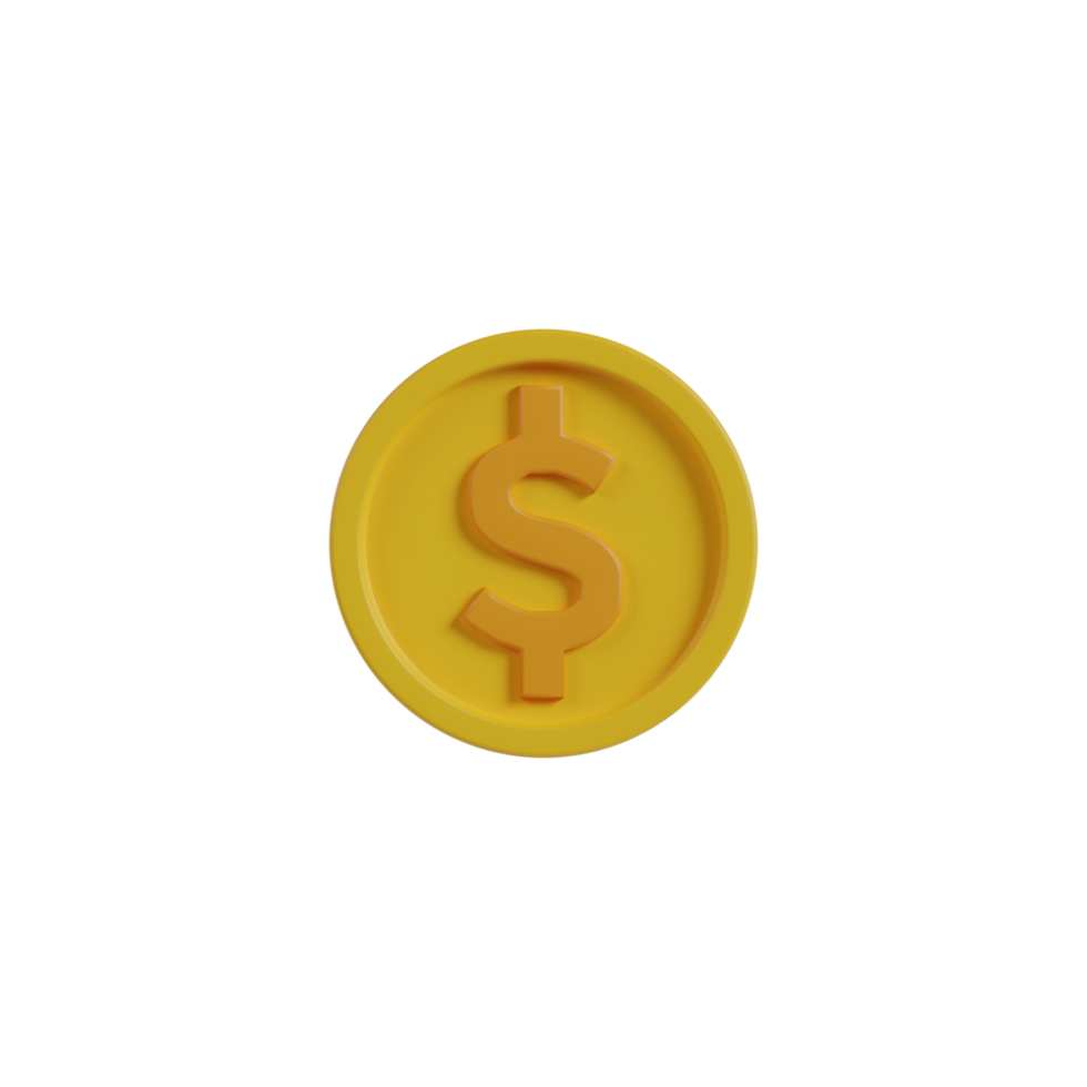 3d isolato finanza icona png