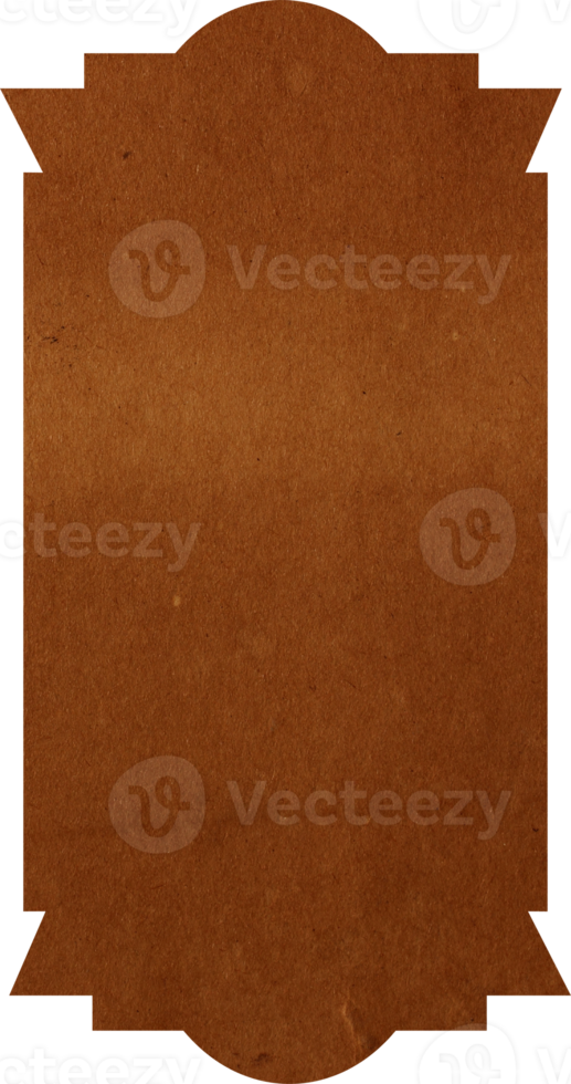 paper vintage label png