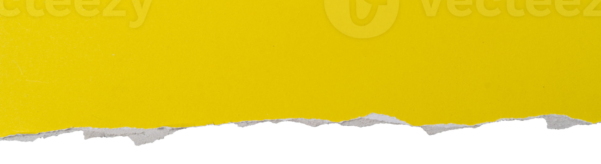 fundo de papel rasgado amarelo, modelo de banner. png