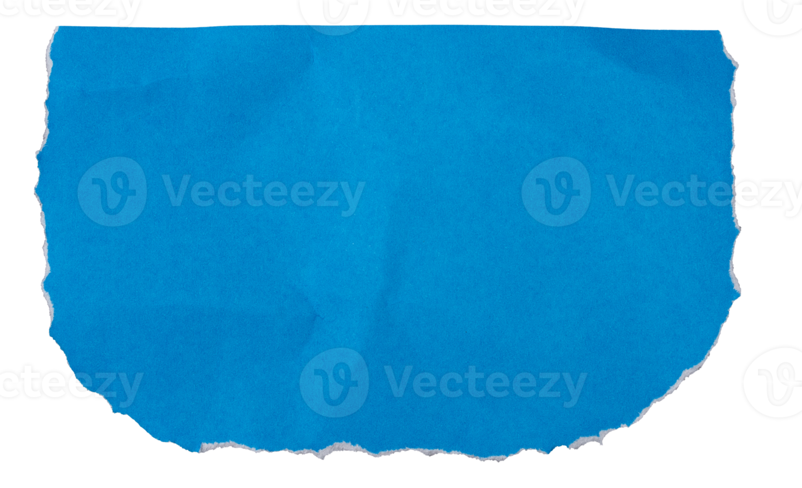 Torn light blue paper with white copyspace for your message. png
