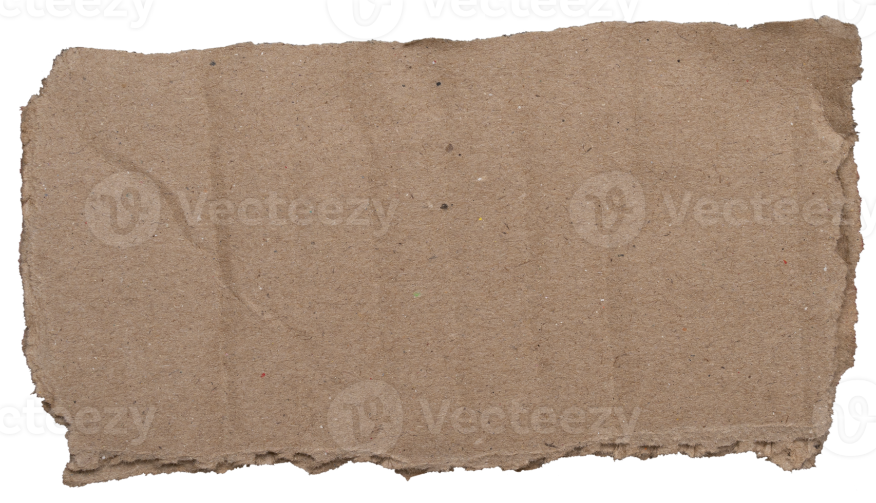 torn kraft paper texture isolated on white background png