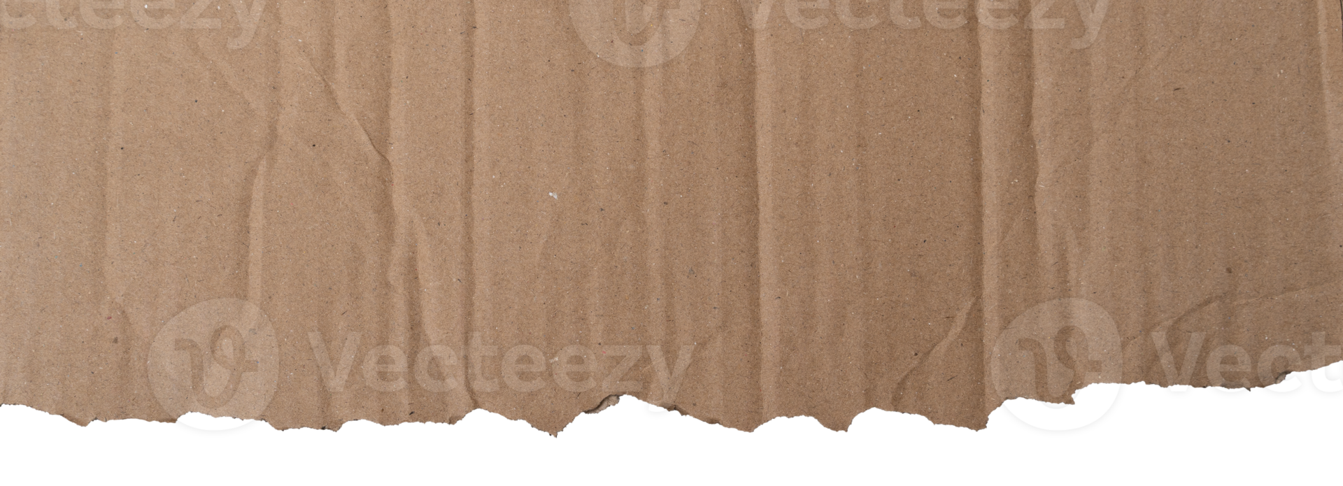 texture de papier kraft déchiré isolé sur fond blanc png