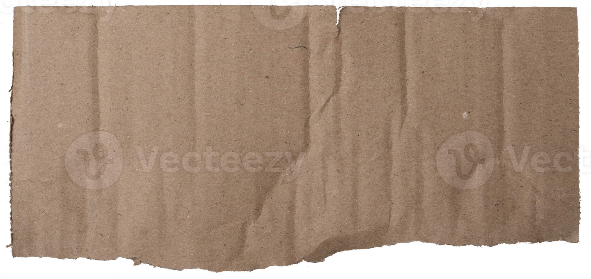 textura de papel kraft rasgada isolada no fundo branco png