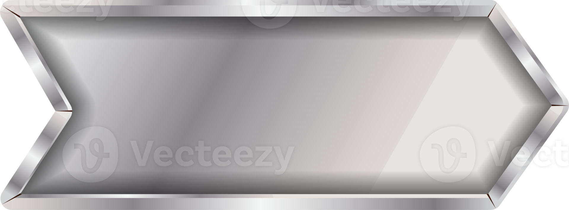 Metal sign isolated, png