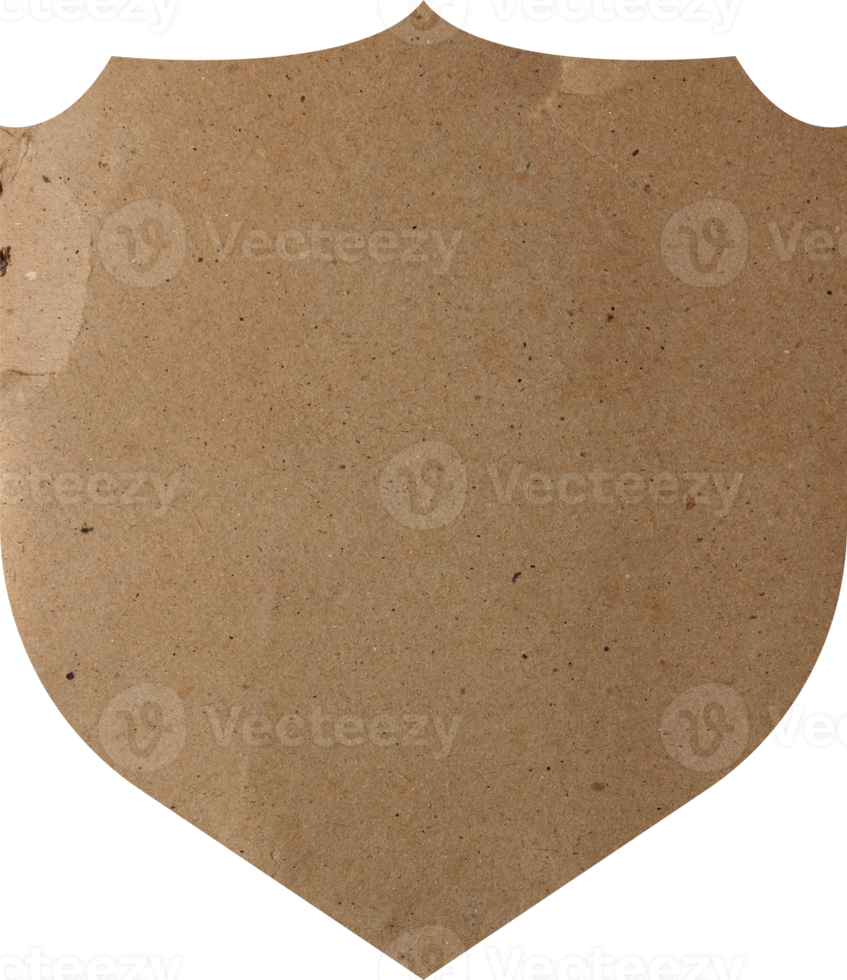 Paper tag shield png