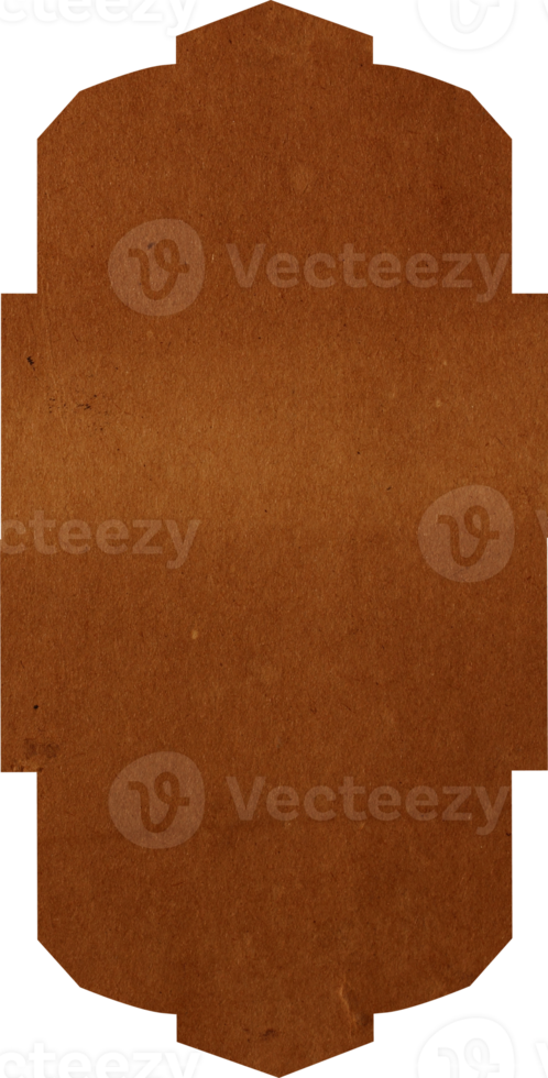 paper vintage label png