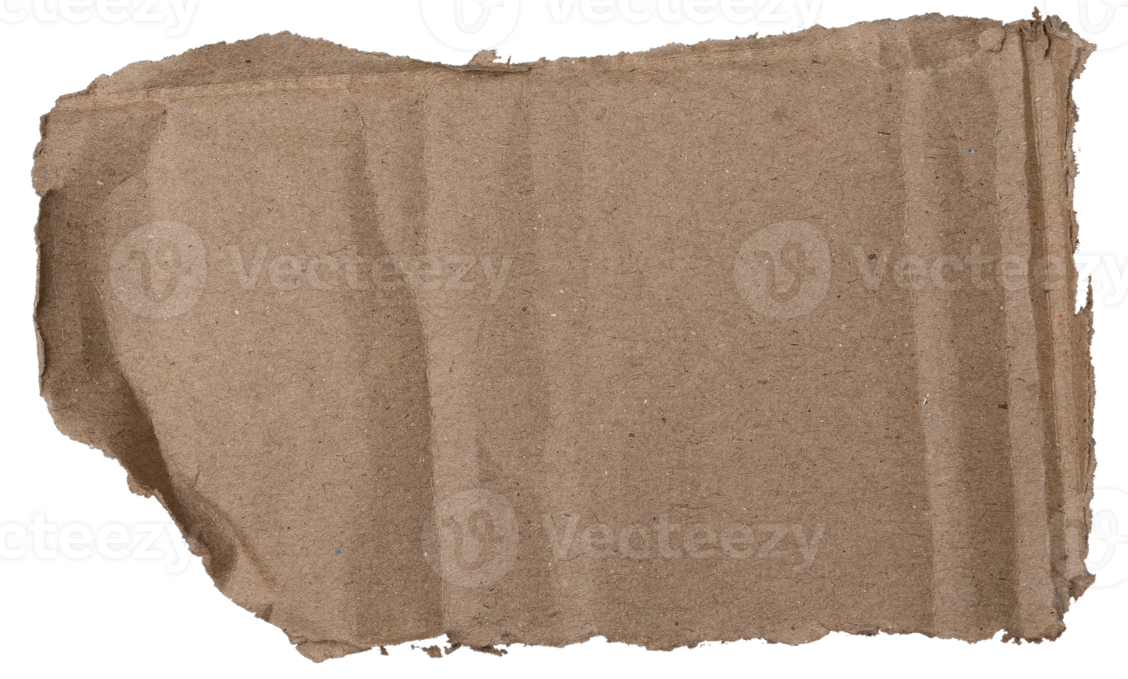 torn kraft paper texture isolated on white background png