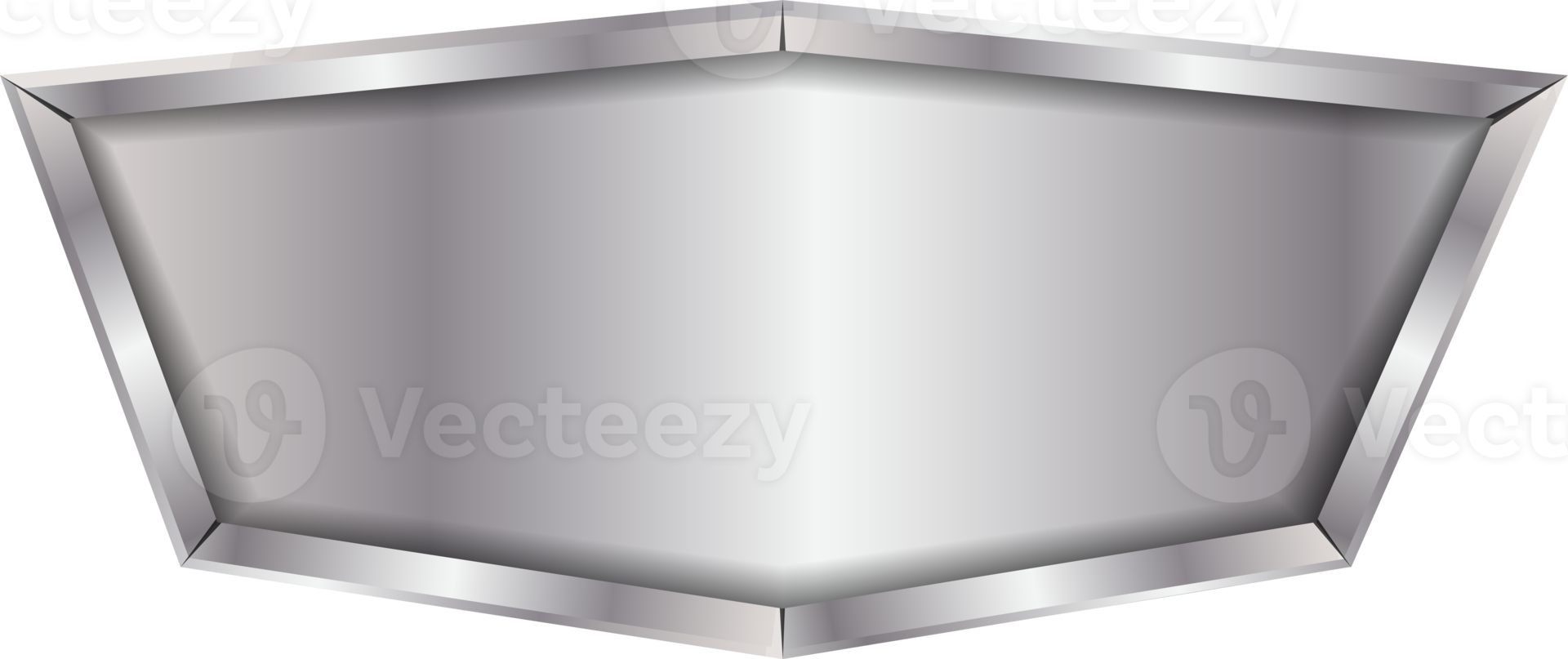 Metal sign isolated, png