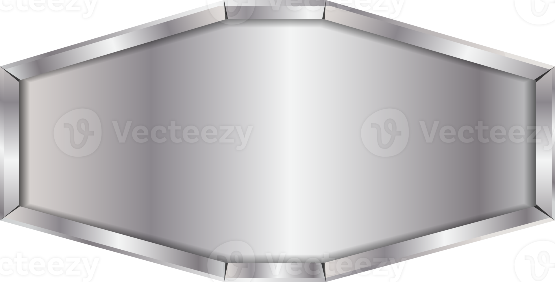 Metal sign isolated, png