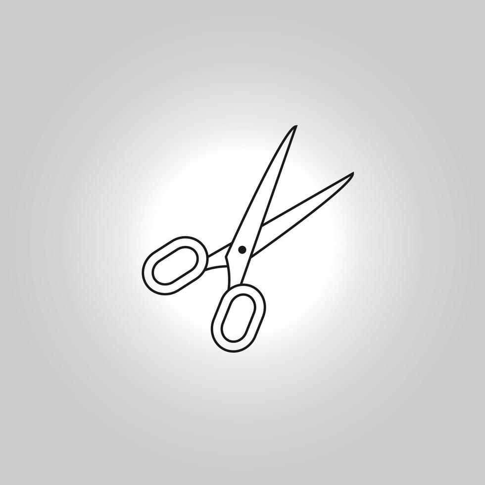 Scissors symbol vector image