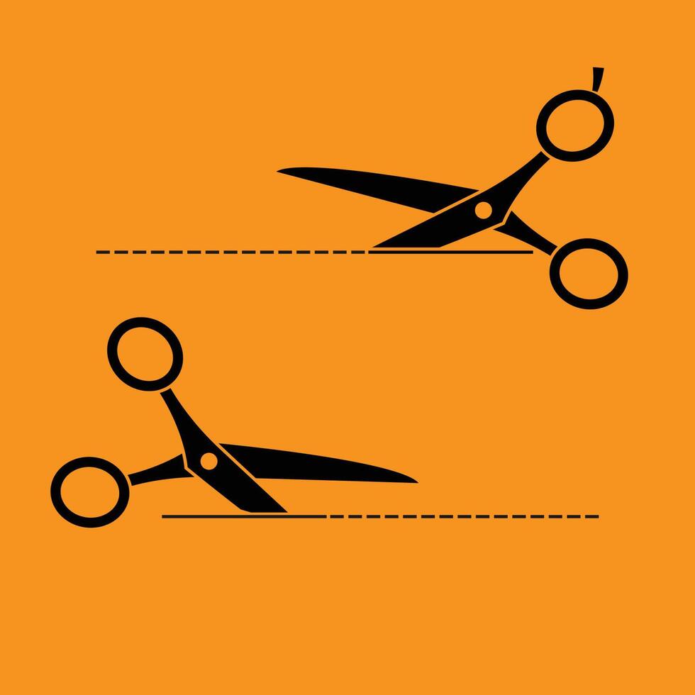 Scissors symbol vector image 11125847 Vector Art at Vecteezy