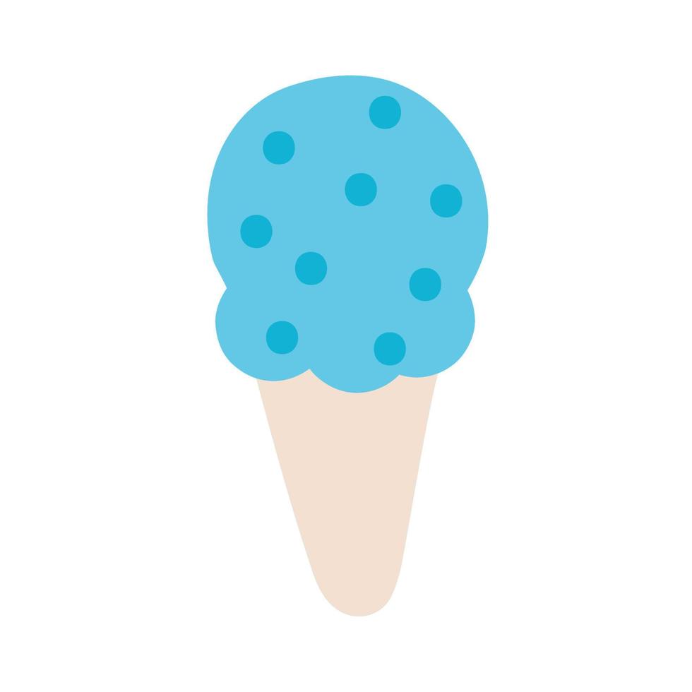 icono de helado dulce vector