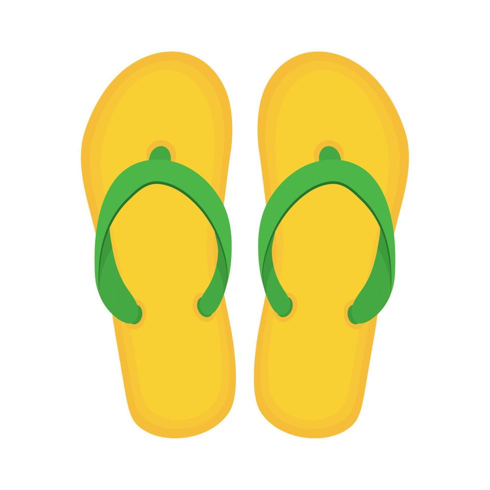 flip flops icon vector