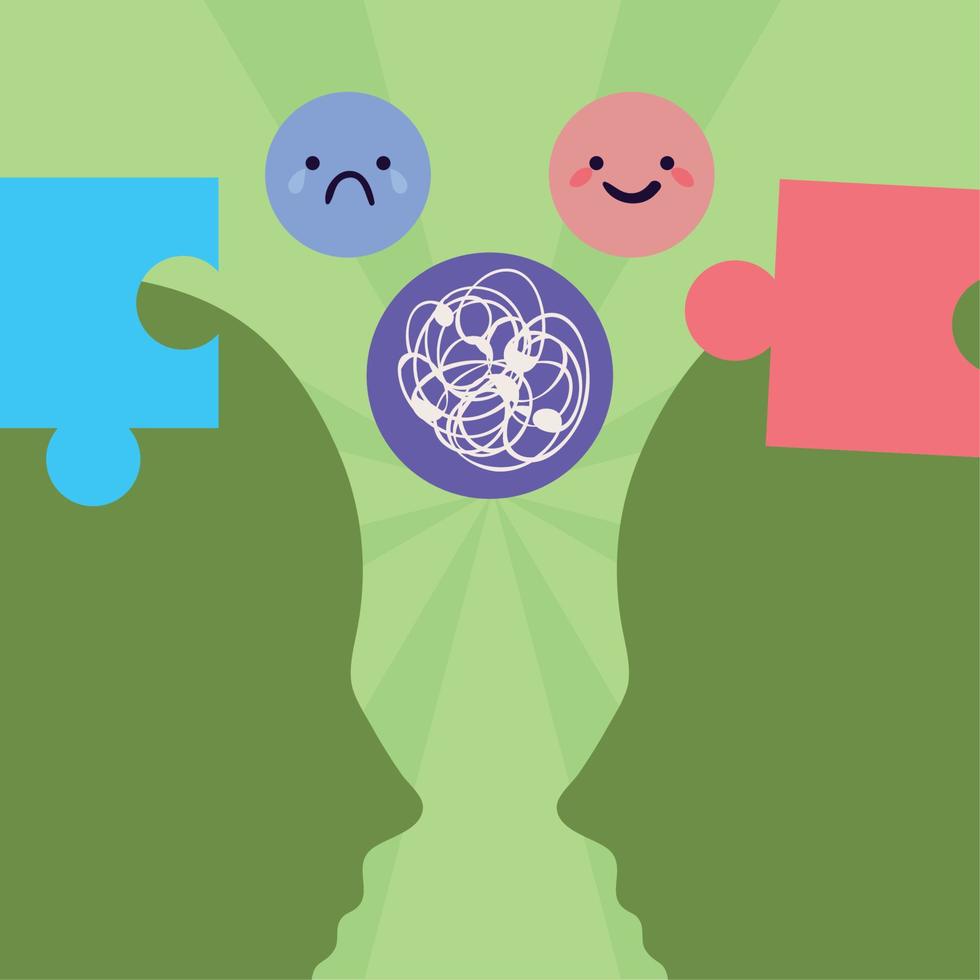 mental health, design vector