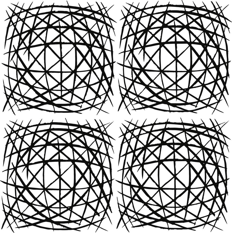 The geometric pattern by stripes . Seamless vector background. Black and white texture. Graphic modern pattern. Vector illustration