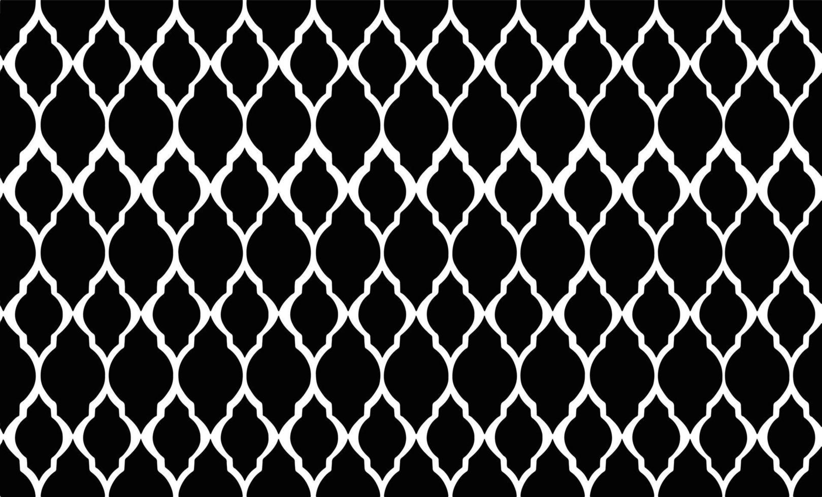 Black and white rhythmic seamless pattern ornament textile vector